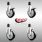 Service Caster 5 Inch 316SS Black Poly Swivel 1-7/8 Inch Expanding Stem Caster Lock Brake, 2PK SS316TTLEX20S514-PPUB-BLK-2-S-2-178 - alternate 4